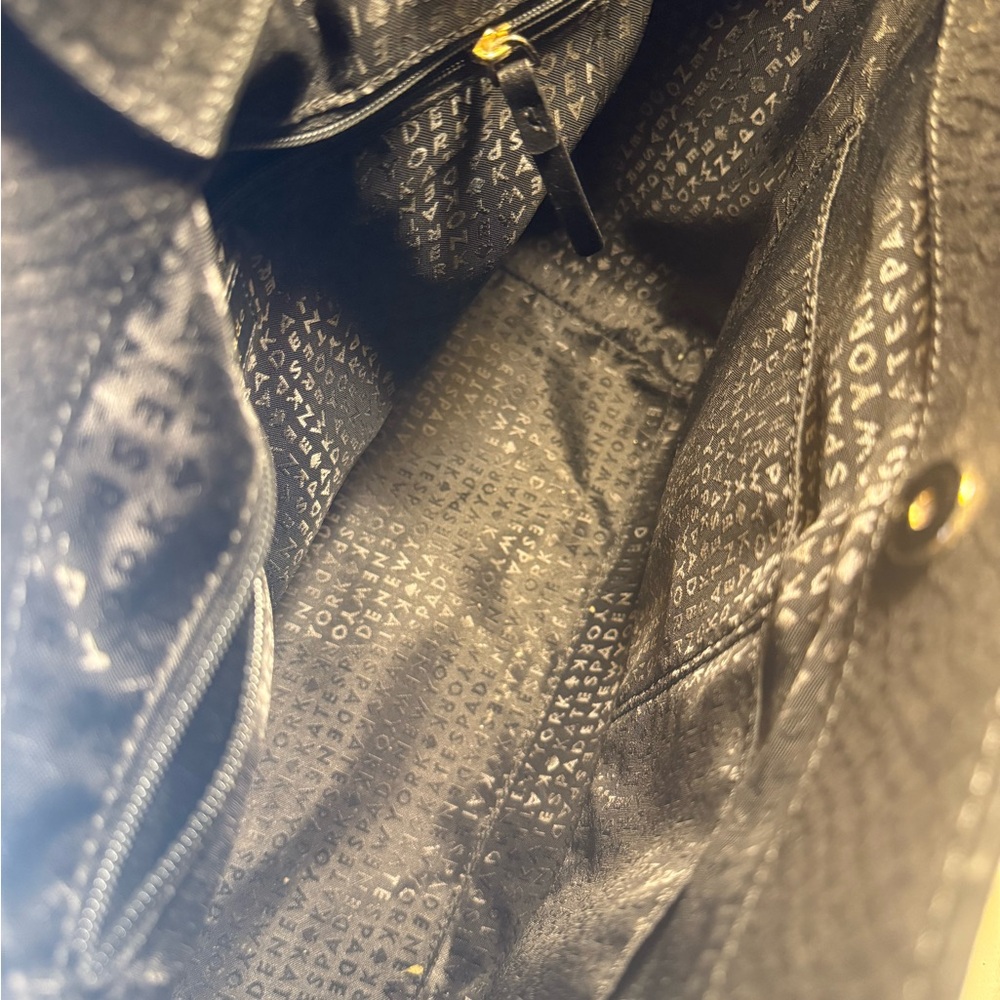 Kate Spade Merriweather Snake Embossed Suede Satchel - Picture 13 of 13